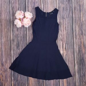 Cynthia Rowley, Knit Fit & Flare Dress, Navy, S